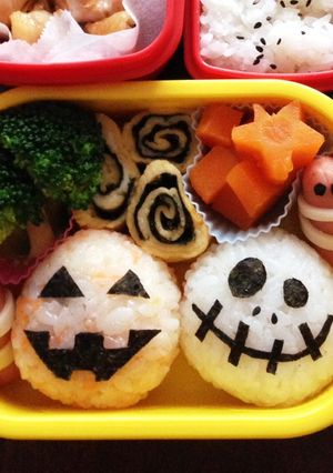簡単キャラ弁 ハローウィン-レシピのメイン写真