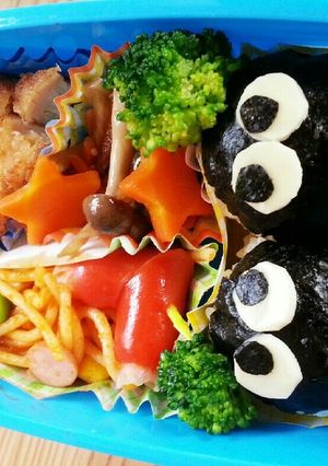 ☆まっくろくろすけ弁当☆-レシピのメイン写真