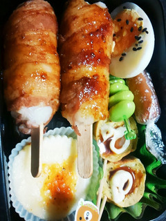 園児弁当 スティック肉巻きおにぎり-レシピのメイン写真