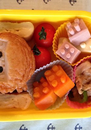 簡単キャラ弁 レゴムービー-レシピのメイン写真