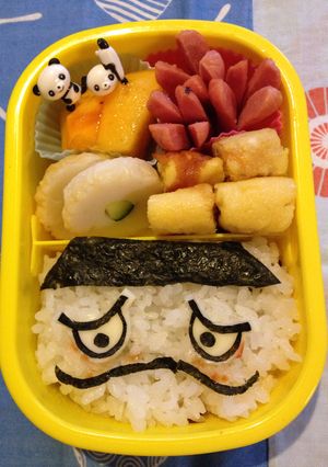 簡単キャラ弁 妖怪ウォッチ むりだ城-レシピのメイン写真