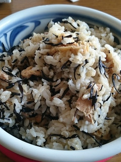 うどんあげ、で、ひじきご飯-レシピのメイン写真