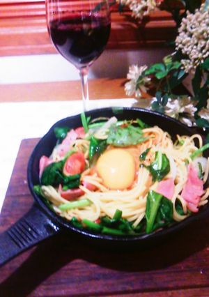 フライパンひとつで簡単おしゃれパスタ♪-レシピのメイン写真