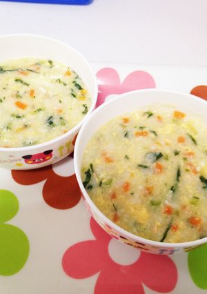離乳食✨鮭と卵の雑炊-レシピのメイン写真