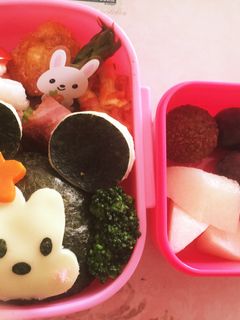 ミニーちゃん弁当-レシピのメイン写真
