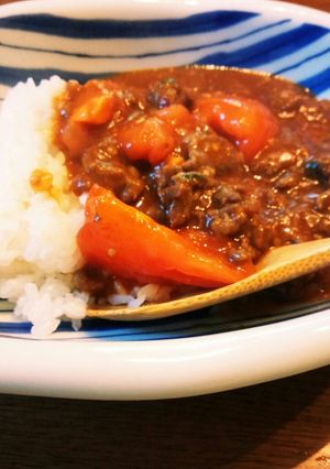 プルコギビーフでトマトカレー-レシピのメイン写真