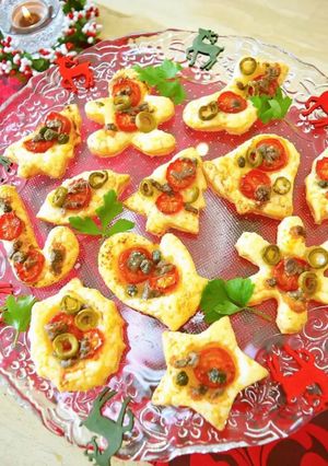 大人Xmas♡アンチョビのおつまみパイ♪-レシピのメイン写真