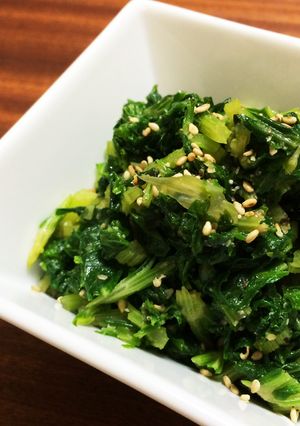 中華風セロリの葉っぱ炒め-レシピのメイン写真