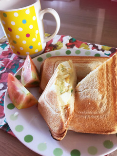 余ったポテサラDeホットサンド♡-レシピのメイン写真