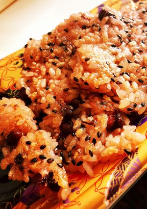 赤飯焼き♡パリパリでもちもち♡アレンジ-レシピのメイン写真