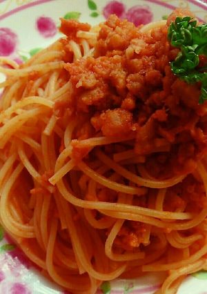 肉団子リメイク❤ミートスパゲティ-レシピのメイン写真