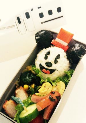 簡単キャラ弁ハロウィンミッキー弁当-レシピのメイン写真