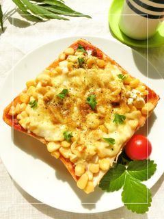 カレー風味*コーンのミートソーストースト-レシピのメイン写真