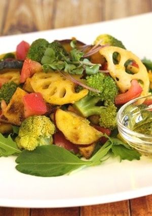 甘酸っぱい♪秋野菜のホットサラダ-レシピのメイン写真