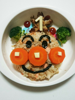 1歳誕生日☆ アンパンマンプレート❤-レシピのメイン写真