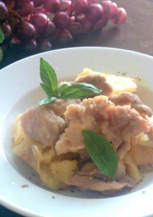 豚筋肉とじゃがいもの煮込み ニース風-レシピのメイン写真