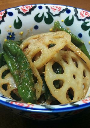 レンコンとしし唐のきんぴら-レシピのメイン写真