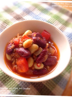 お豆とトマトの煮込み-レシピのメイン写真
