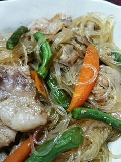 春雨と豚バラの炒め煮-レシピのメイン写真