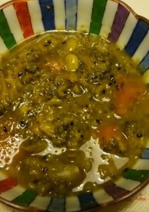 ブロッコリーの具だくさんカレースープ-レシピのメイン写真