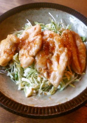 ささ身のはちみつ生姜焼き♪-レシピのメイン写真