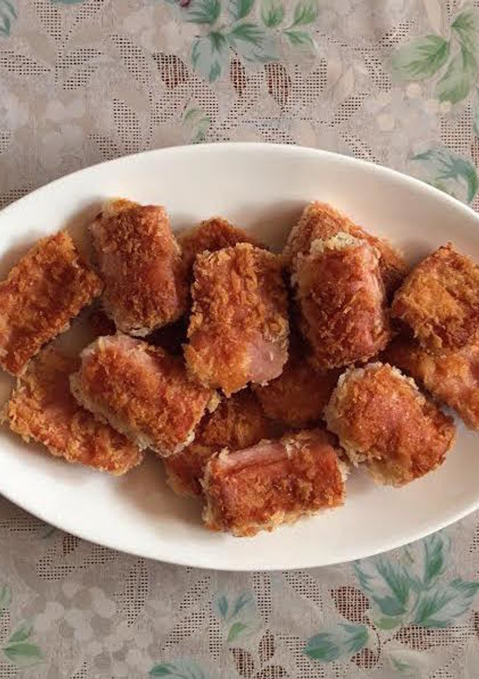 魚肉ソーセージの簡単フライ風揚げ焼き-レシピのメイン写真