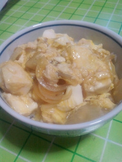 簡単!激安とうふ丼!-レシピのメイン写真