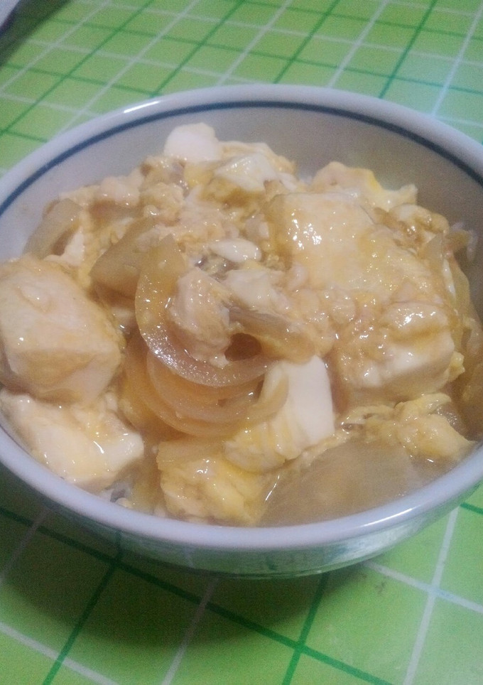 簡単！激安とうふ丼！-レシピのメイン写真