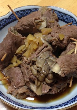 舞茸の牛肉巻き-レシピのメイン写真