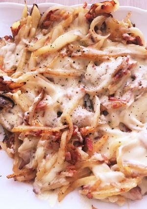 じゃがいも、ベーコン、たまねぎチーズ焼き-レシピのメイン写真
