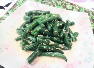 簡単いんげん豆の胡麻マヨネーズ合え-レシピのメイン写真