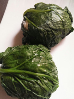 ほうれん草の包みおにぎり※葉っぱおにぎり-レシピのメイン写真