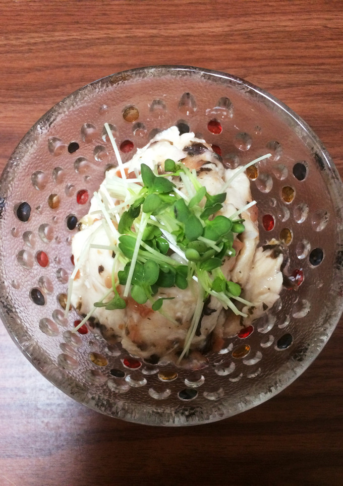 ささ身の梅肉和え-レシピのメイン写真