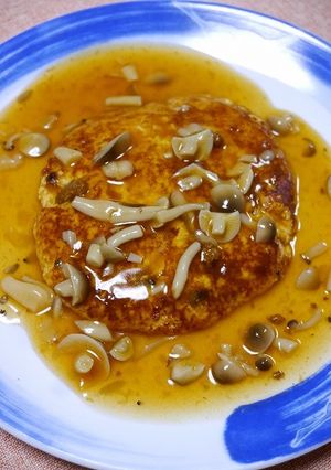 簡単！豆腐ミートソースハンバーグ-レシピのメイン写真