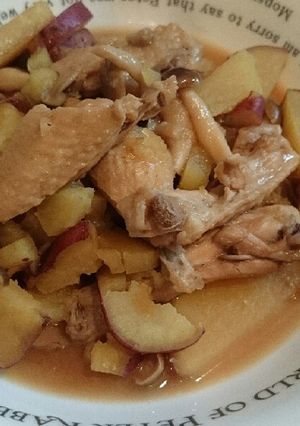 ★子供とシェア★秋のほっくり手羽中甘酢煮-レシピのメイン写真