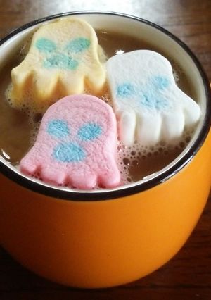 ハロウインマシュマロのソイラテ-レシピのメイン写真