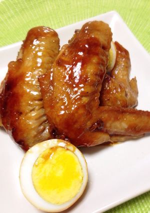 手羽先とゆで卵の照り煮-レシピのメイン写真