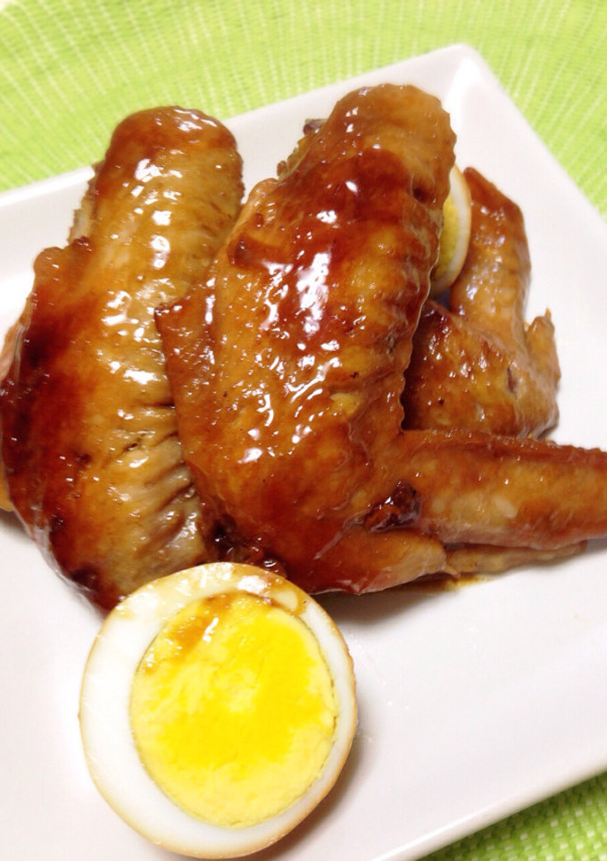 手羽先とゆで卵の照り煮-レシピのメイン写真