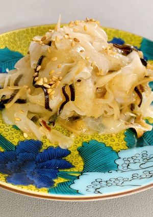 大根と塩昆布のなめ茸和え-レシピのメイン写真