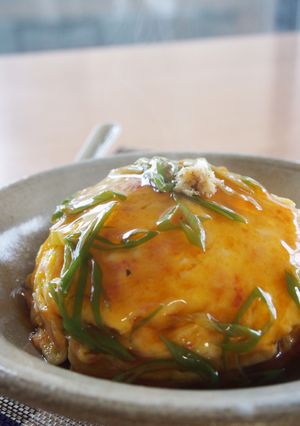 中学男子のおやつ！財布に優しいカニ玉丼-レシピのメイン写真