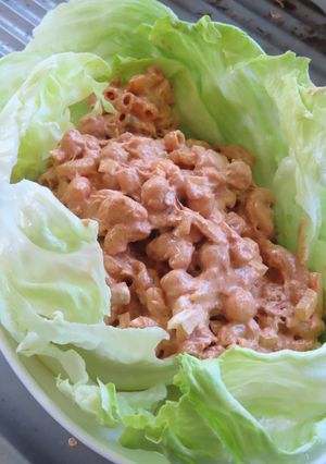 ひよこ豆と早茹でパスタのツナマヨサラダ-レシピのメイン写真