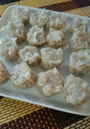 圧力鍋で★豚ひき肉とエビの焼売-レシピのメイン写真