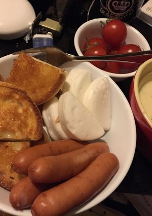 お手軽節約チーズフォンデュ-レシピのメイン写真