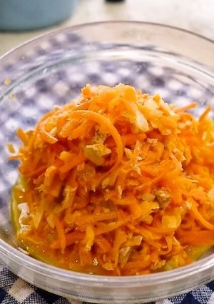 電子レンジで♪人参とツナのホットサラダ-レシピのメイン写真
