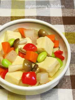 コロコロ彩り野菜と高野豆腐の煮物✿-レシピのメイン写真