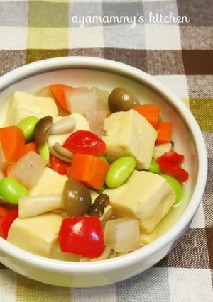 コロコロ彩り野菜と高野豆腐の煮物✿-レシピのメイン写真