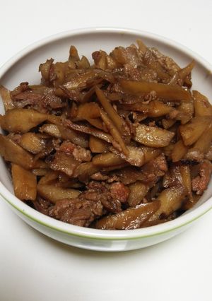 ごぼうの豚肉煮☆圧力鍋で☆-レシピのメイン写真