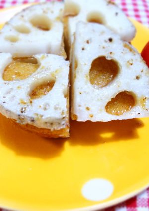 さつま揚げとれんこんの挟み焼き♬-レシピのメイン写真
