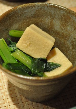 高野豆腐と小松菜の煮浸し-レシピのメイン写真