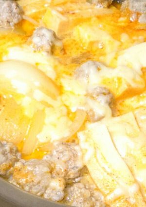 新アサヒこうや豆腐入りピリ辛肉団子鍋☆☆-レシピのメイン写真